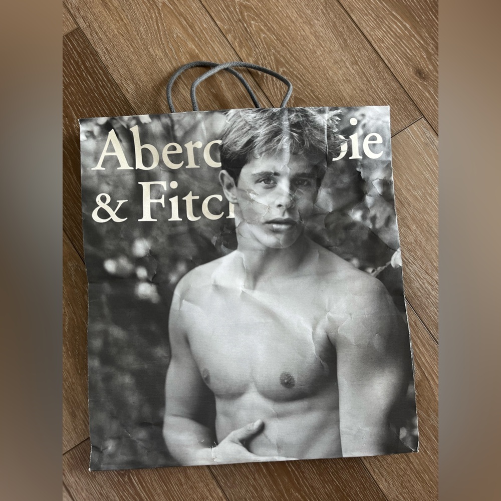 Vintage Abercrombie & Fitch Paper Shopping Bag